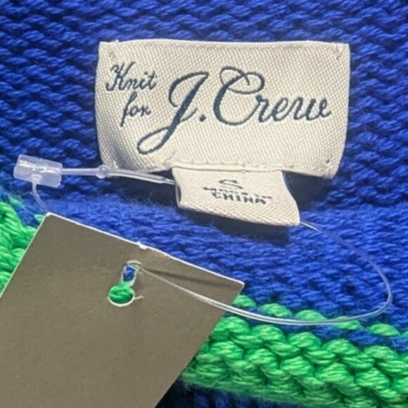 NWT J.Crew Limited-edition heritage cotton tipped Rollneck Men's sweater Size S - Picture 5 of 11